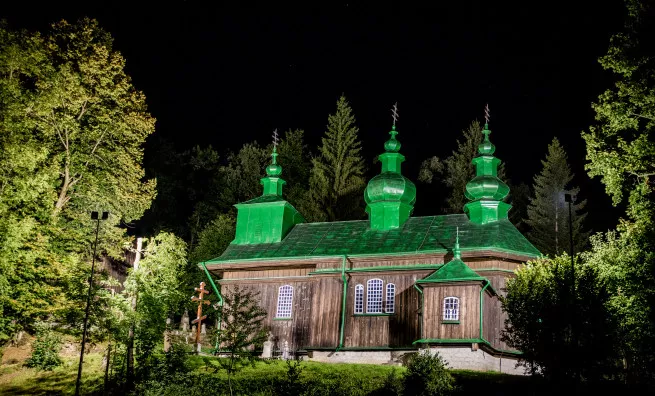 Illumination of cultural heritage objects of the cross-border PL-SK cycling route